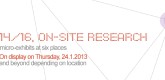 14/16, on-site research