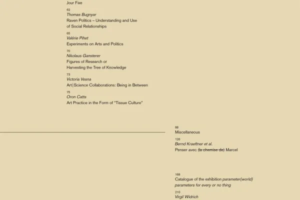 Edition Angewandte: An envelope for arts, sciences, politics and us, 2011