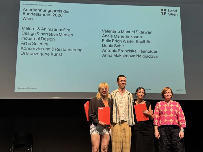Annerkennungspreis des Bundeslandes Wien 2026 for Dunia Sahir