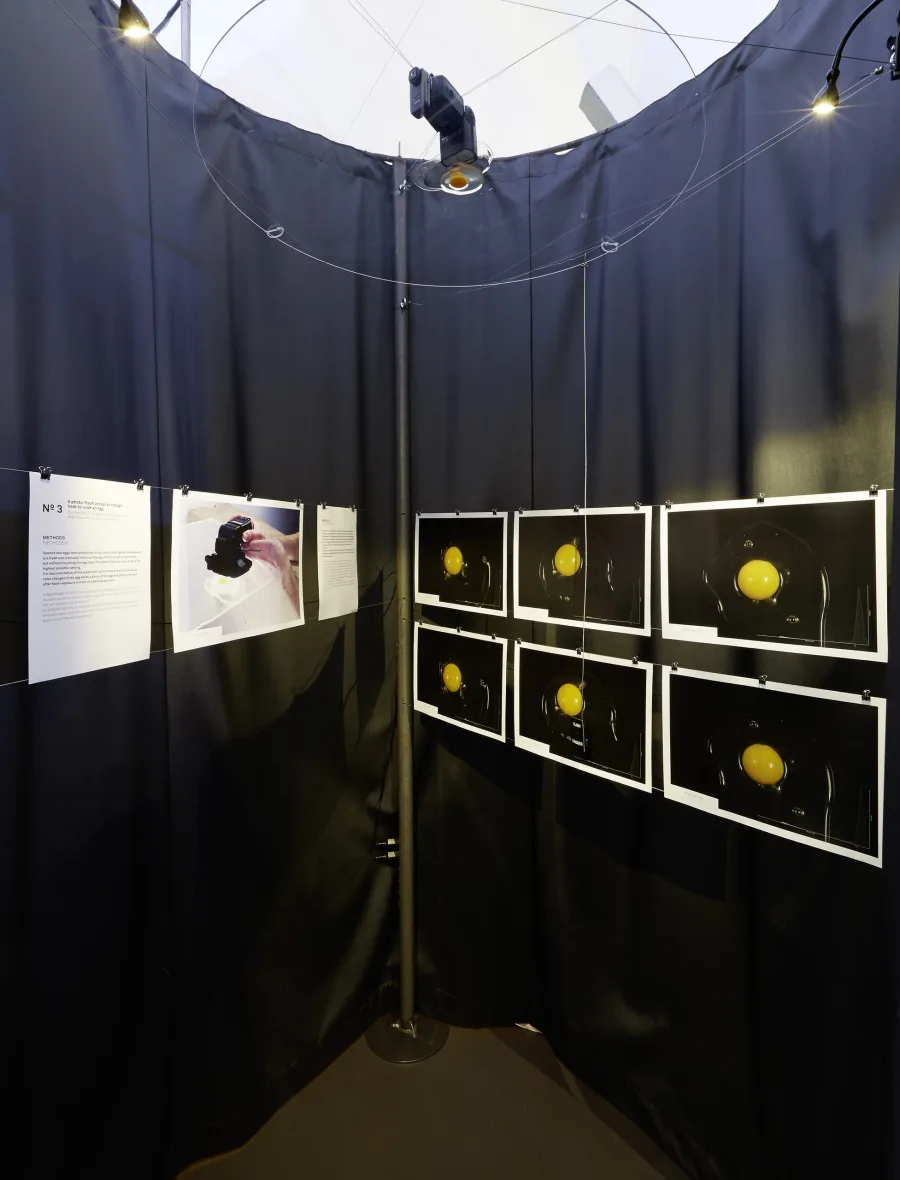 Joan Carles Balleste, Solmaz Farhang, Sebastian Kienzl, Stefanie Koemeda, ARBITRARY HYPOTHESES, 2013. Photo © Peter Kainz / faksimile digital