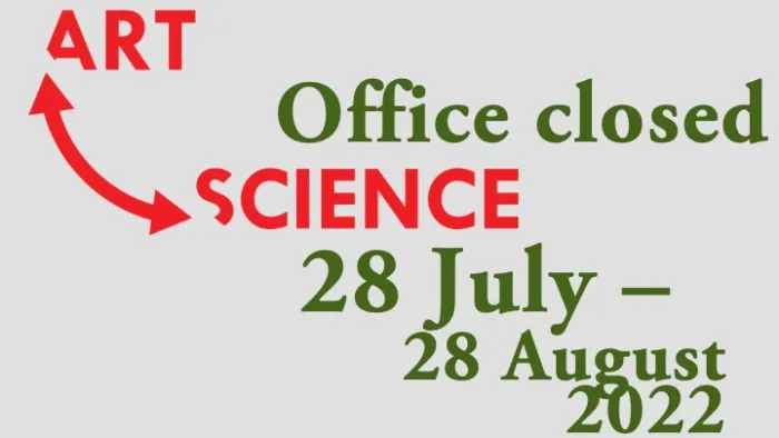 Art & Science office closed