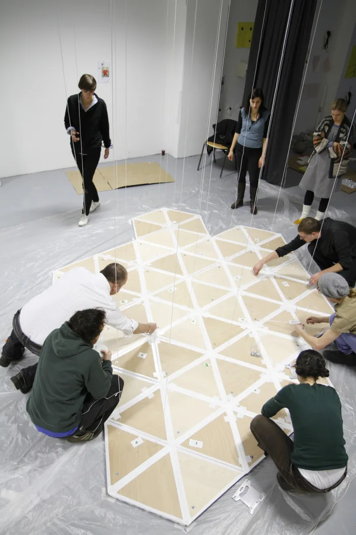 Artscience Space*Acoustic Cloud * Process model 1:1 Date 2