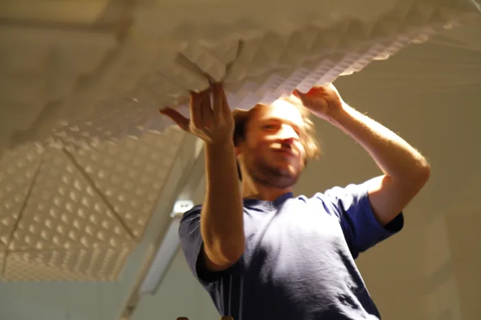 Artscience Space*Acoustic Cloud * Process model 1:1 Date 2
