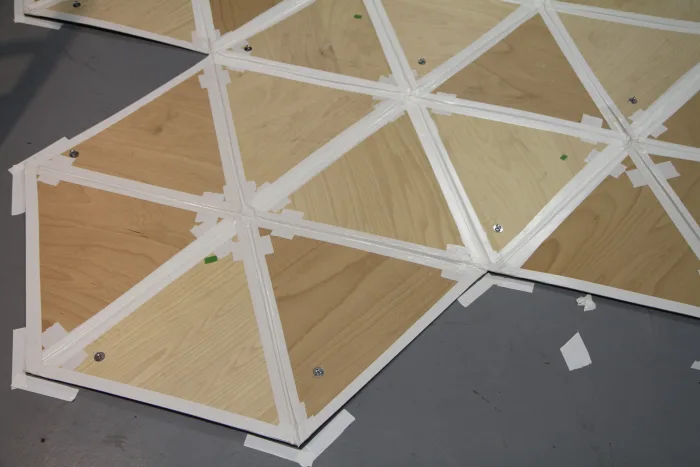 Artscience Space*Acoustic Cloud * Process model 1:1 Date1