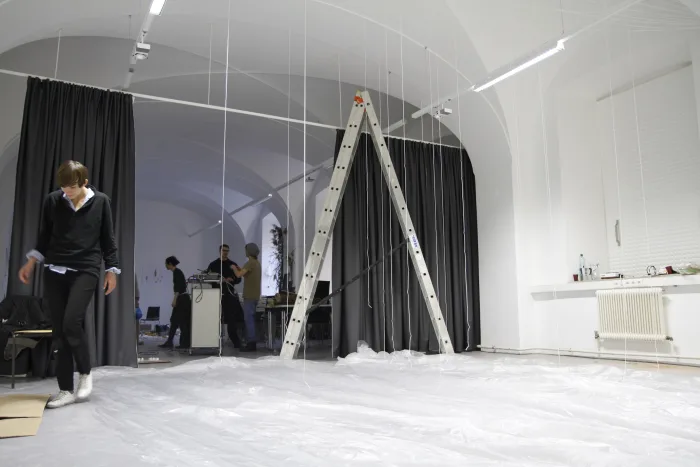 Artscience Space*Acoustic Cloud * Process model 1:1 Date2