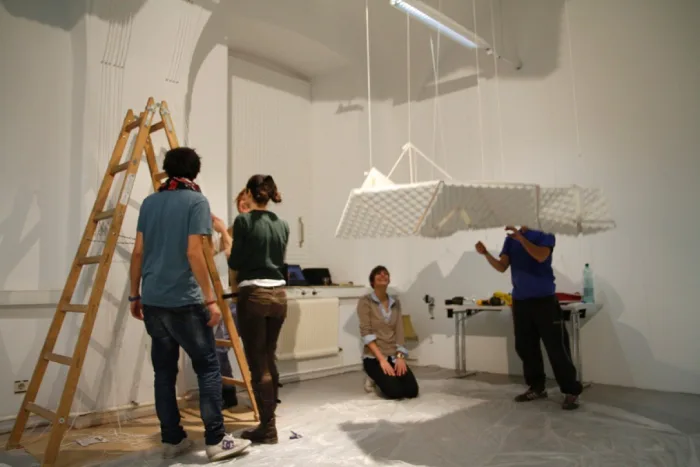 Artscience Space*Acoustic Cloud * Process model 1:1 Date 2