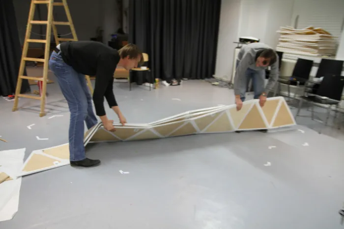 Artscience Space*Acoustic Cloud * Process model 1:1 Date1