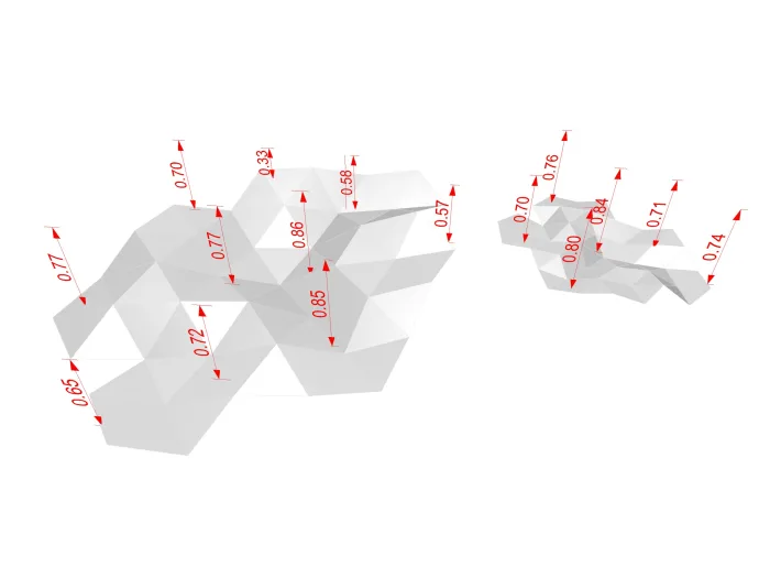 Juliana Herrero, *Acoustic Cloud*, design digital sketches, 2010