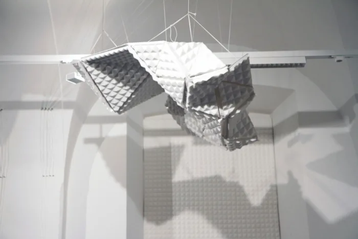 Juliana Herrero, with the participation of: Pepa Bugueiro, Alin Cirstea, Franz Gruber, Ashley Holwell, Michael Mehling, David Palme and Nik Stutzle; *Acoustic Cloud*, Model 1:1, 2010