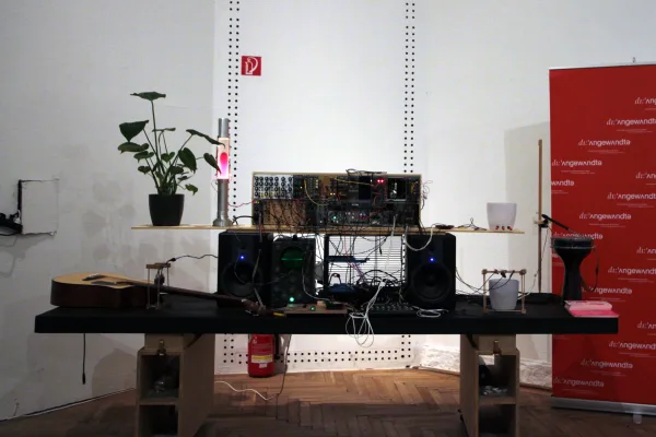 Basic research in translating biological, mechanical and chemical principles into electronic musical instrument language and vice versa.