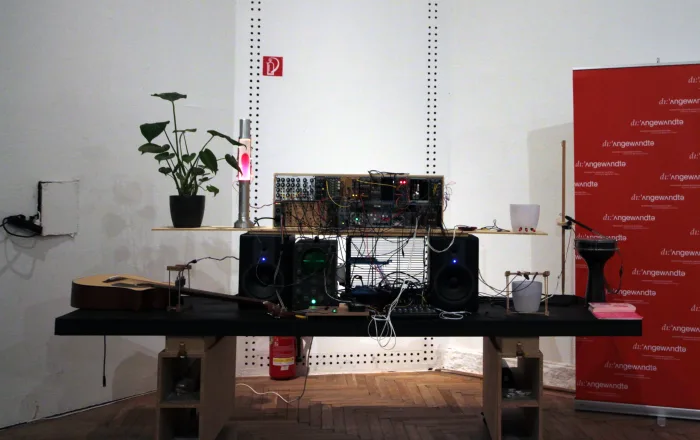Basic research in translating biological, mechanical and chemical principles into electronic musical instrument language and vice versa.