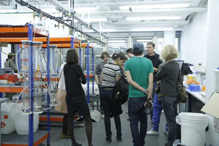 Excursion at Biozentrum, Althanstraße 14, UniWien/Department of Limnology at the University of Vienna. Photo © Juliana Herrero