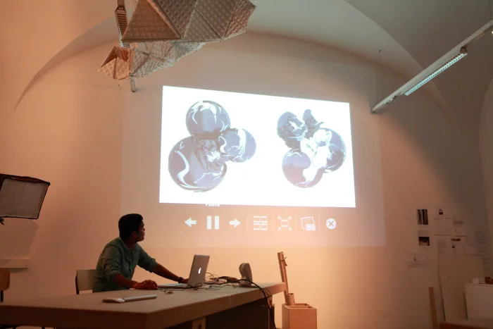 Santosh Kumar Ketham (MA. Urban Strategies), Software Marathon 2011. Photo © Juliana Herrero