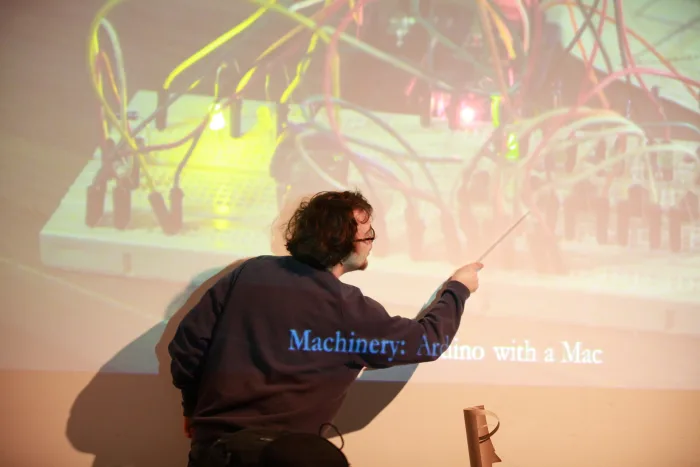Rudi Friemmel (Art & Science), Software Marathon 15 December 2011. Photo © Iulian Moise