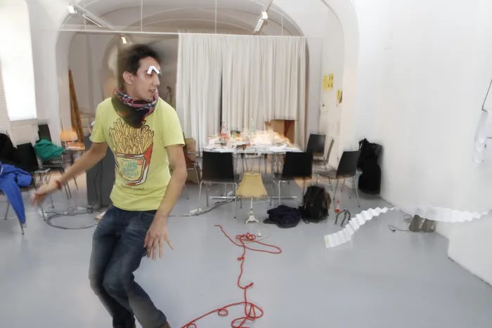 Performative Bodies seminar with Gabi Schillig. Photo © Art & Science Visualisation