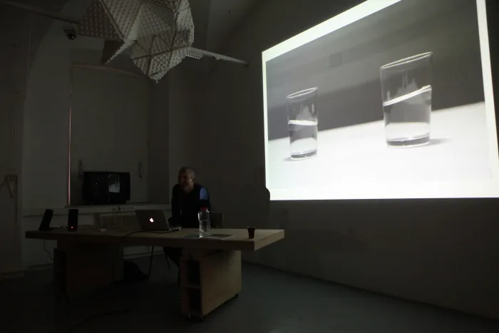 Jour Fixe with Attila Csörg, 2 December 2011. Photo © Iulian Moise