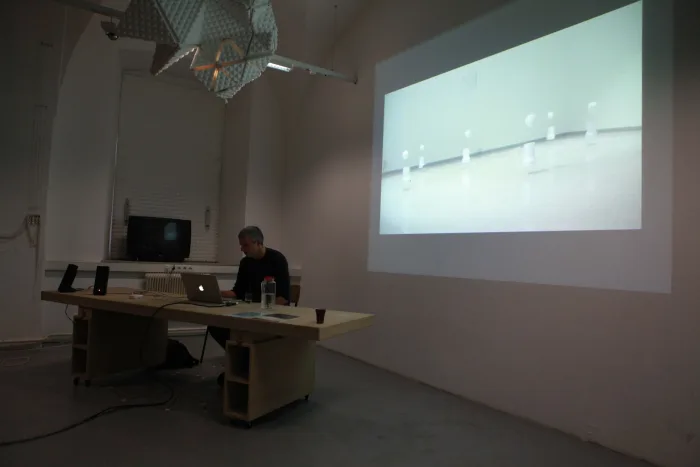 Jour Fixe with Attila Csörg, 2 December 2011. Photo © Iulian Moise