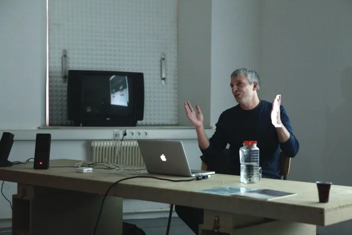Jour Fixe with Attila Csörg, 2 December 2011. Photo © Iulian Moise
