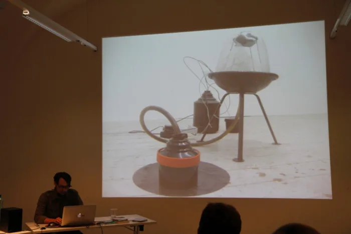 JOUR FIXE with Nikolaus Gansterer. Photo © Art & Science Visualisation