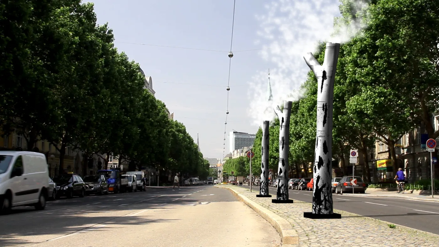 Mein sommer 1805 [my summer 1805] - thinking of a city air-conditioning system