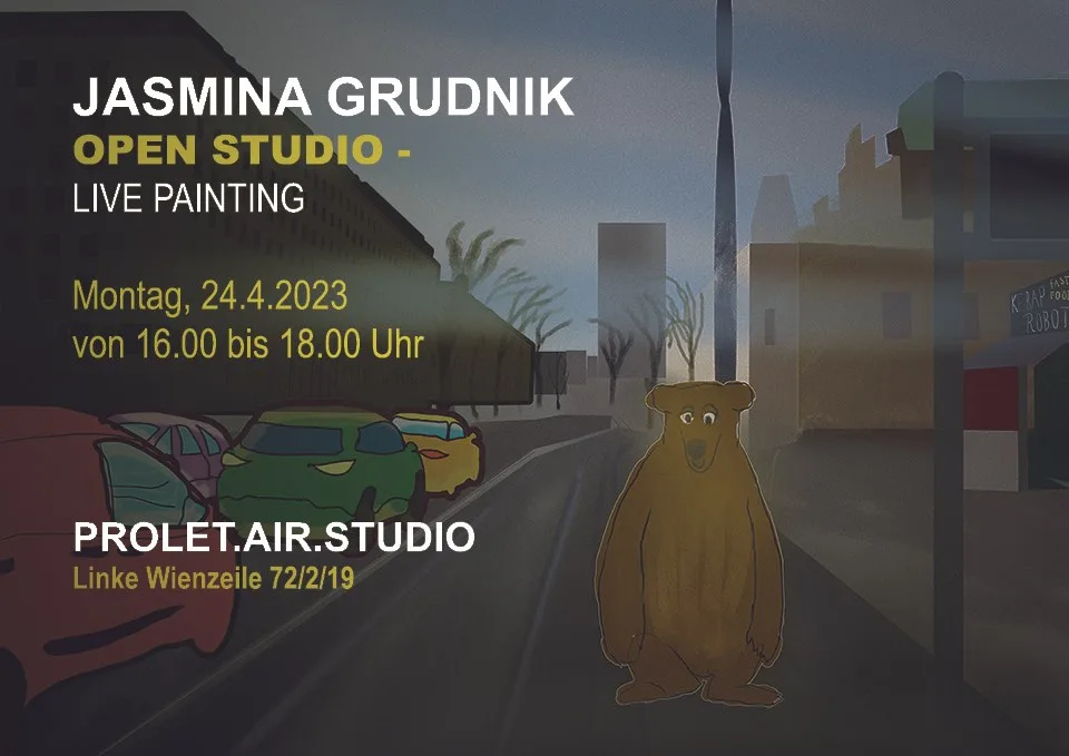 Open Studio day - live painting | Jasmina Grudnik