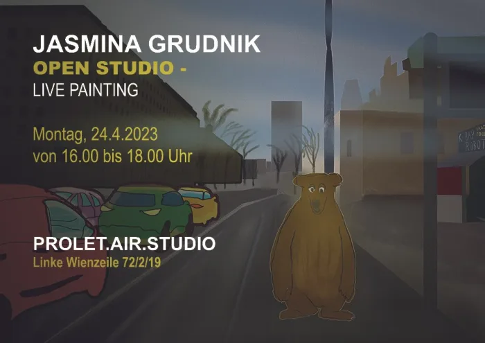Open Studio day - live painting | Jasmina Grudnik
