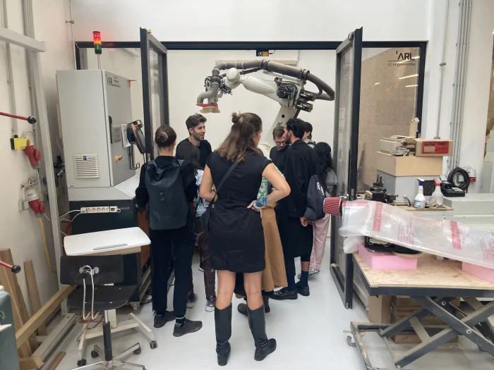 2024. Visiting different Workshops. Photo © Martin Reinhart.