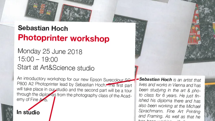 Photoprinter workshop