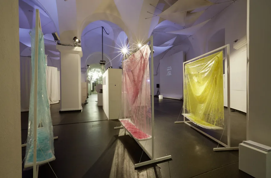 Maria Christina Hilber, Max Kropitz, Zahra Shahabi, Sergio Valenzuela, SCHWITZ, 2013. Photo © Peter Kainz / faksimile digital