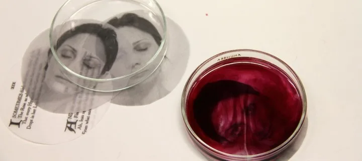 Self-portrait in the Lab