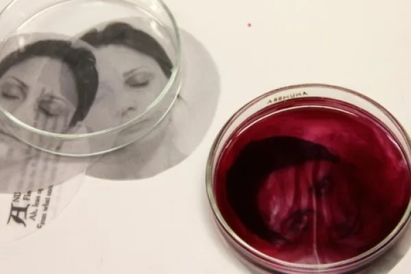 Self-portrait in the Lab
