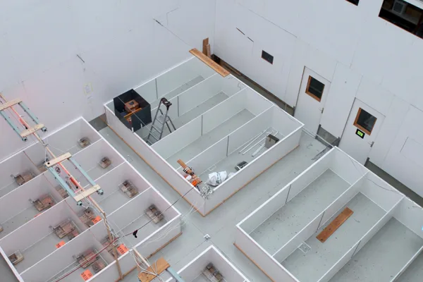 Taxidermy and experiments’ set up