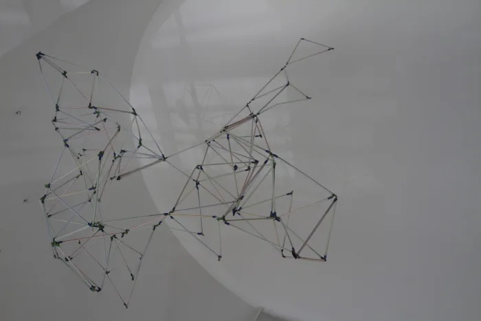 Straw model, 2010. Photo © Sabina Teichert