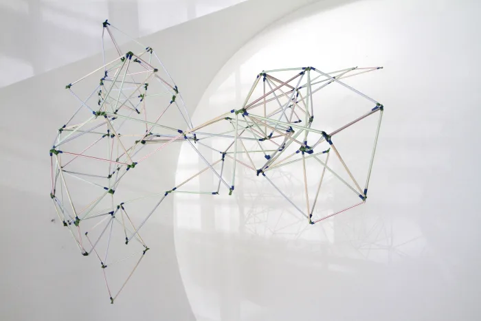 Straw model, 2010. Photo © Sabina Teichert