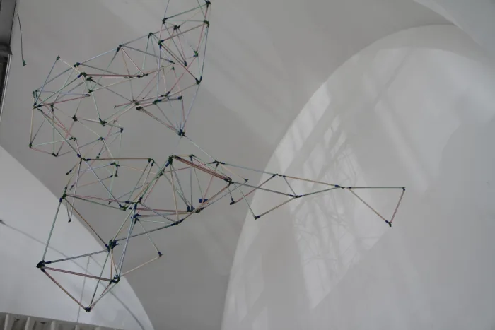 Straw model, 2010. Photo © Sabina Teichert