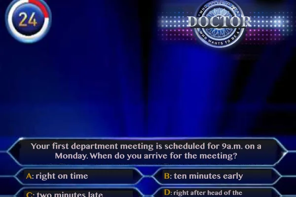Who Wants To Be A Doctor?