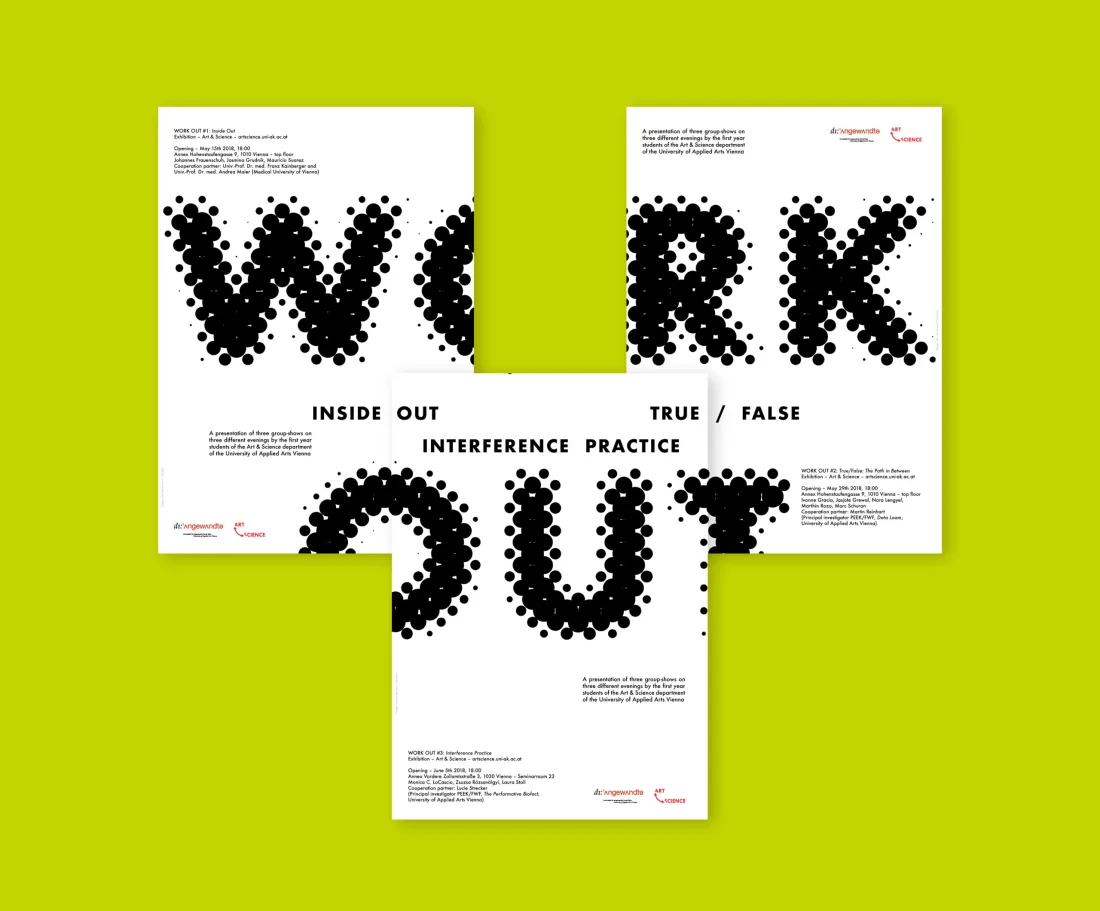 WORK OUT #1–3: Exhibition Openings